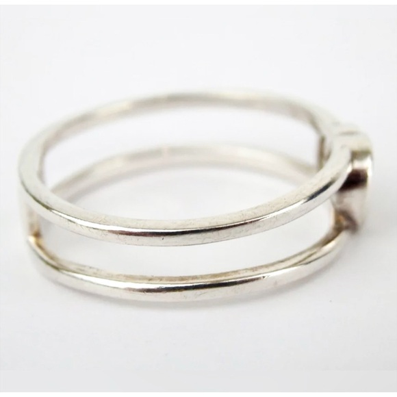 Gucci Interlocking G Sterling Silver Ring - Picture 5 of 9